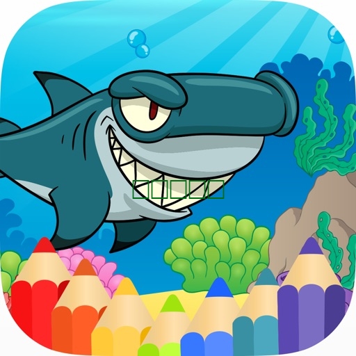 鯊魚着色书游戏为儿童 20171.0