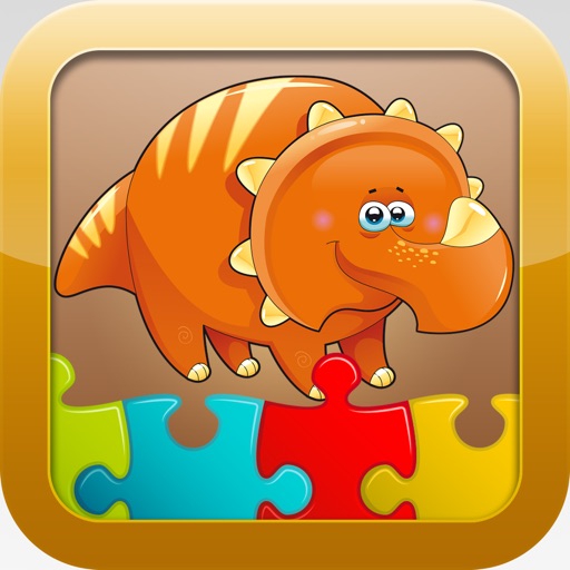 恐龙游戏的孩子 - 可爱恐龙火车拼图学前幼儿1.1