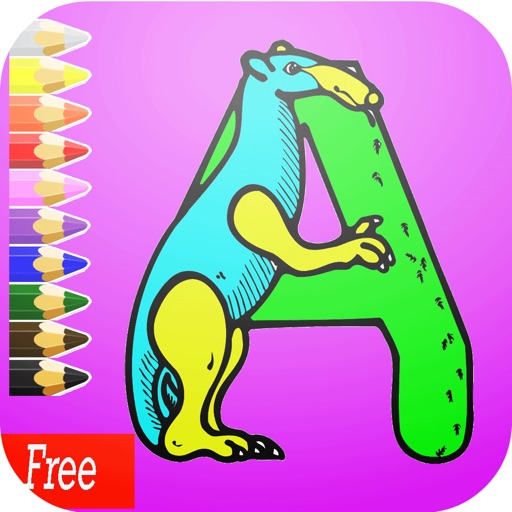 ABC绘制垫 ： 学习绘画和绘图着色页面可打印为孩子们免费1.1