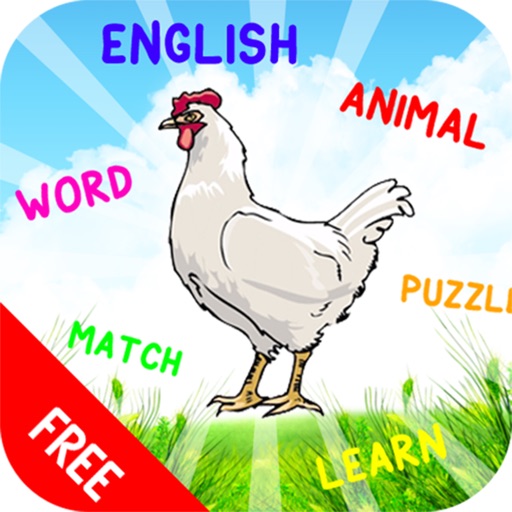 动物词汇的英语学习游戏为孩子们1.1