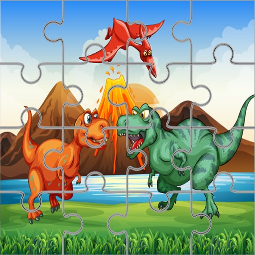迪诺益智拼图游戏免费:恐龙拼图孩子幼儿和学龄前学习游戏1.1