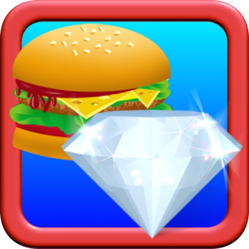 钻石和汉堡包分类：眼力测试免费1.1