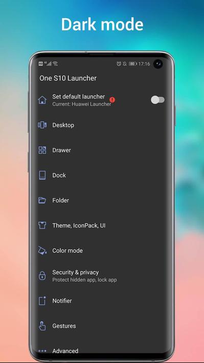 One S10 Launcher