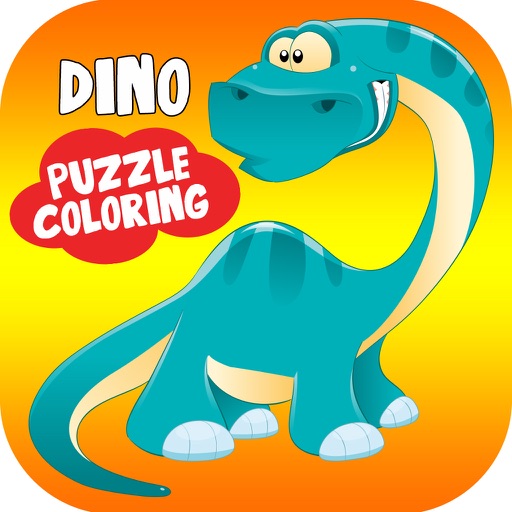恐龙拼图着色页游戏的孩子1.0.0