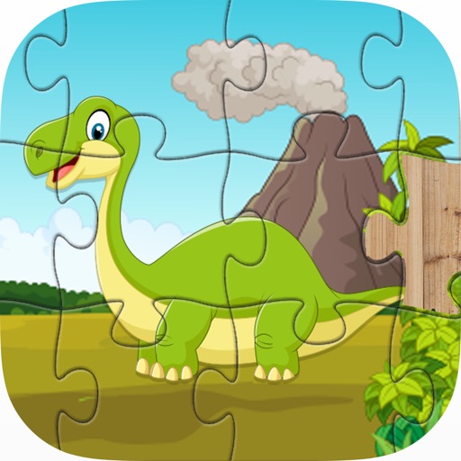 迪诺益智游戏为孩子们免费 - 恐龙拼图学龄前幼儿的女孩和男孩1.0